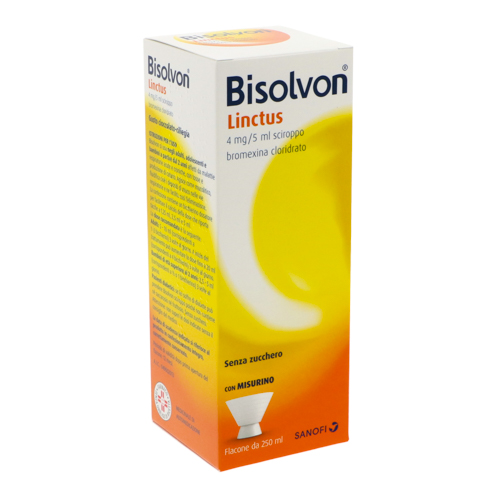 Bisolvon linctus 4 mg/5 ml sciroppo - gusto cioccolatociliegia bromexina cloridrato