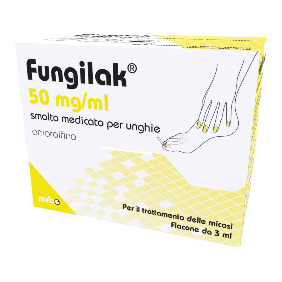 Fungilak 50 mg/ml smalto medicato per unghie amorolfina