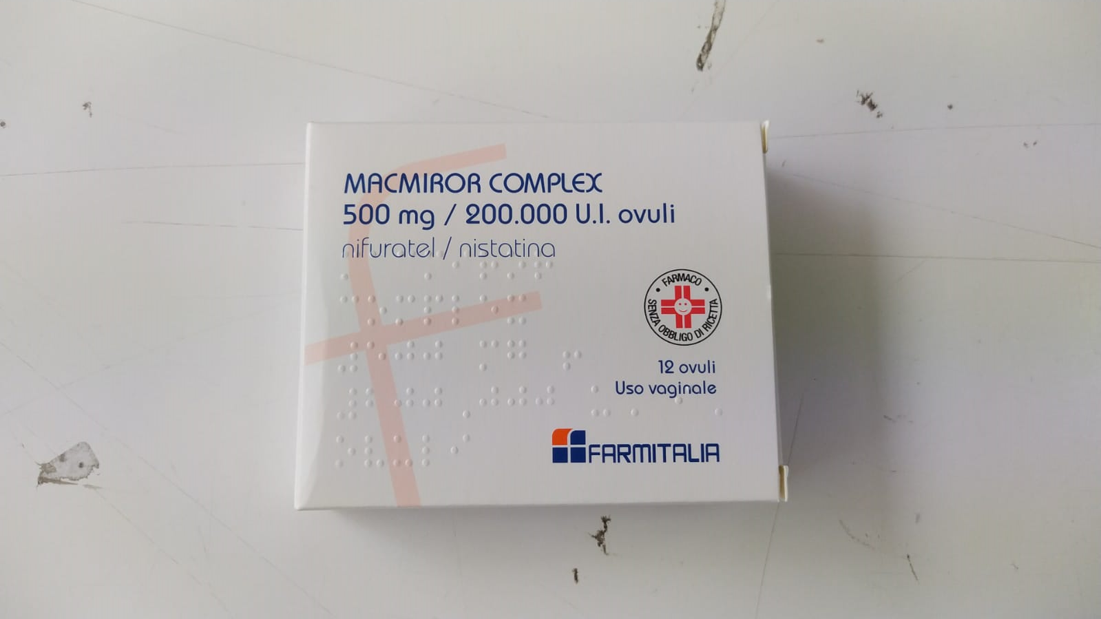 Macmiror complex 500 mg/200.000 u.i. ovuli vaginali nifuratel e nistatina