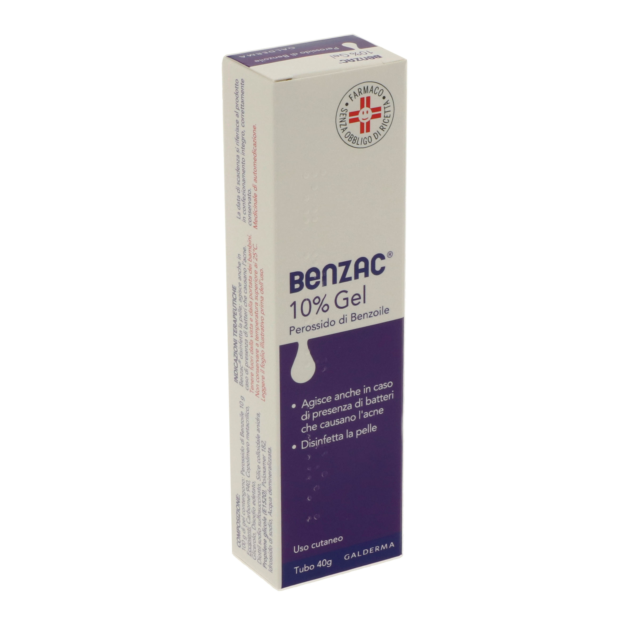 Benzac 5% gel benzac 10% gel perossido di benzoile
