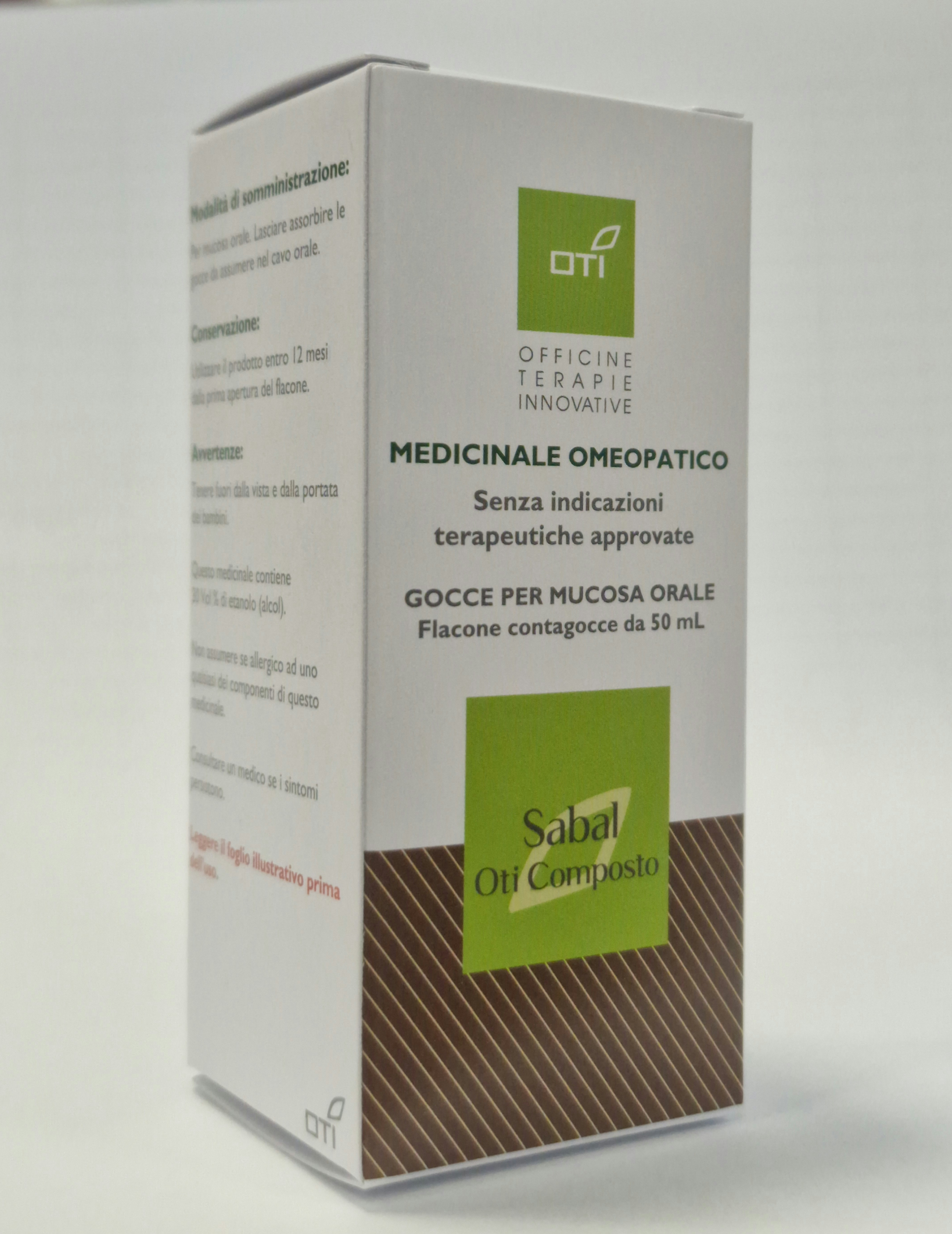 OTI Sabal Composto Gocce 50 Ml Soluzione Idroalcolica