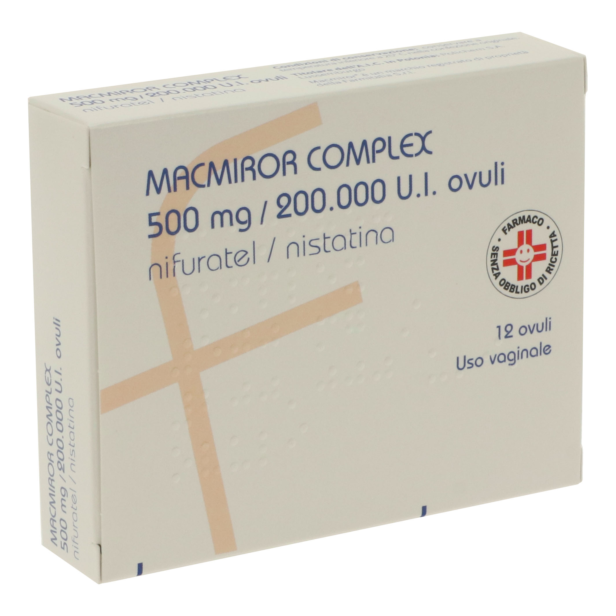 Macmiror complex 500 mg/200.000 u.i. ovuli vaginali nifuratel e nistatina