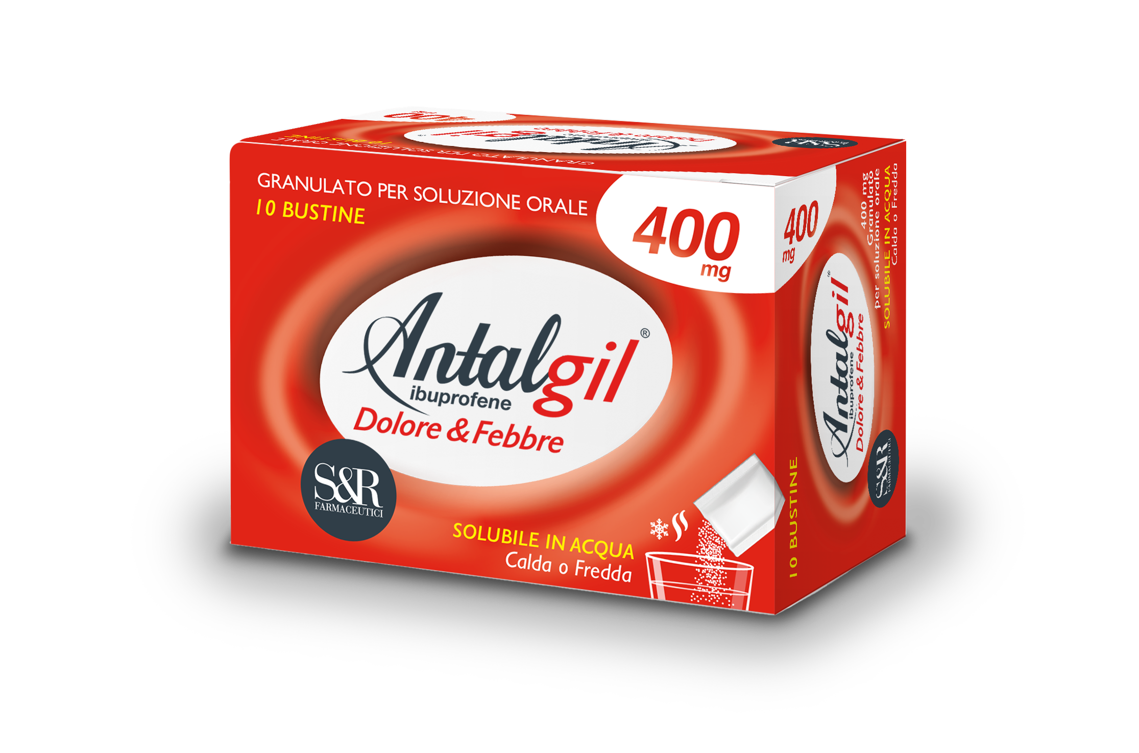Antalgil dolore e febbre 400 mg granulato per soluzione orale ibuprofene