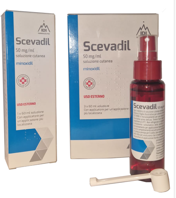 Scevadil 50 mg/ml Soluzione Cutanea Minoxidil