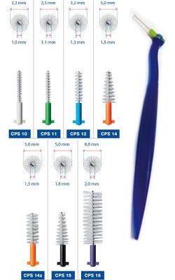 Curaprox Scovolino Regular 14 Arancione Ciliegia Cilindrico 5 Pezzi