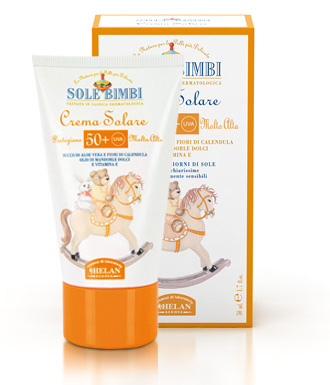 Sole bimbi crema fp50+