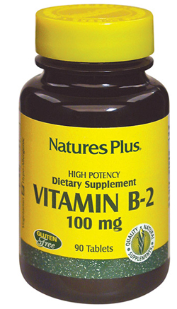 NaturesPlus Riboflavina B2 mg 100 90 Tavolette