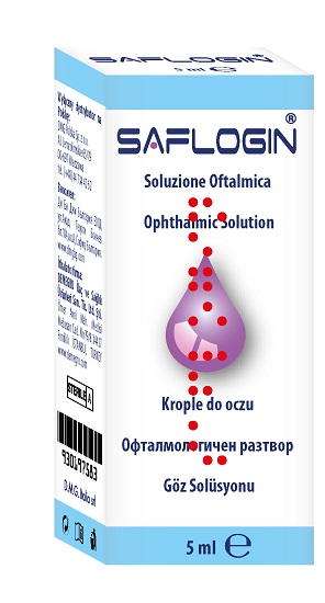 Saflogin Soluzione Oftalmica Lubrificante Lenitiva 5 Ml Ce 0373