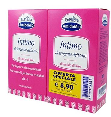 EuPhidra AmidoMio Intimo detergente delicato 200 + 200 ml