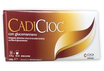 Cadicioc Tavoletta Cioccolato Fondente Glucomannano 100g