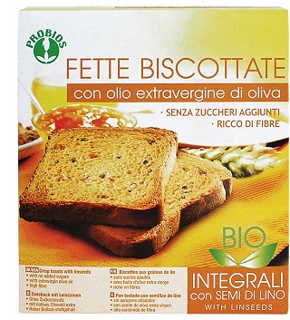 Probios Fette Biscottate Integrale Semi Senza Zuccheri 270g