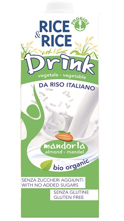 Rice&amp;Rice Bevanda Di Riso Alla Mandorla Probios 1L