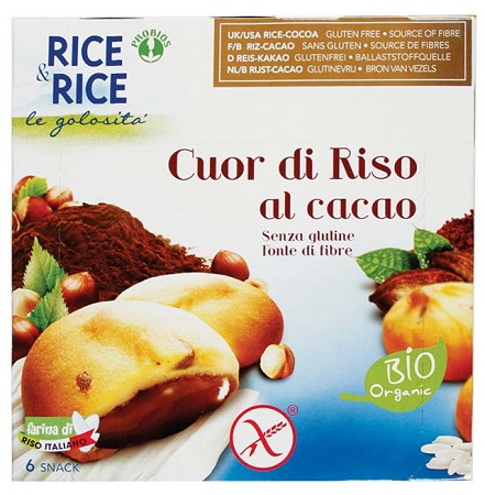 R&amp;r cuor riso cacao 6x33g