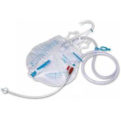 Kit per cateterismo vescicale con catetere profilcath in silicone silkomed a permanenza diametro ch16 preconnesso con sistema di drenaggio con kit di posizionamento