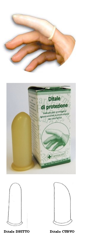 Ditale curvo lattice 3 f/care