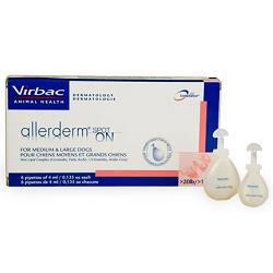 Virbac Allerderm Spot On Pipette per Dermatosi 6 Pipette Cane - Gatto 4 ml