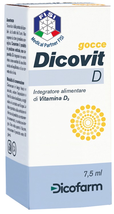 Dicovit Dicofarm D Integratore Vitamina D3 Bambino Gocce 7,5 Ml