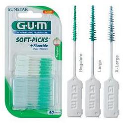 Gum Softpicks Scovolino Gomma Regular 40 Pezzi