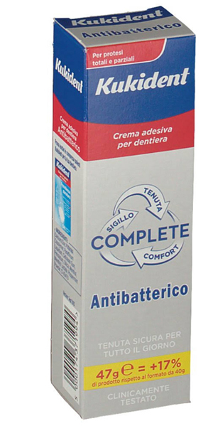 Kukident antibatterico complete 40 gr