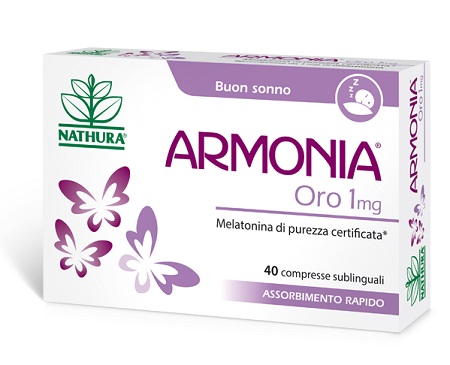 Armonia oro melatonina 1mg 40 compresse