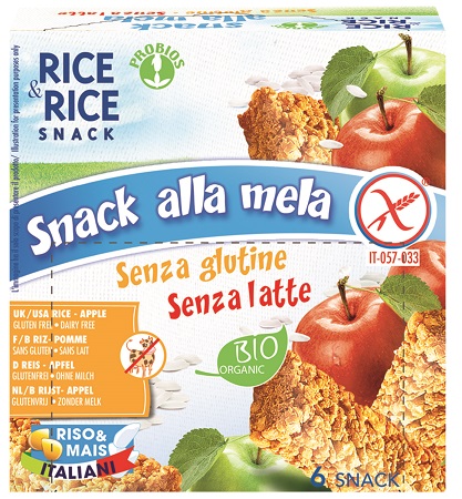 R&amp;r snack riso mela 6x21g