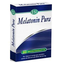 Esi melatonin pura integratore per dormire 60 microtavolette da 1mg