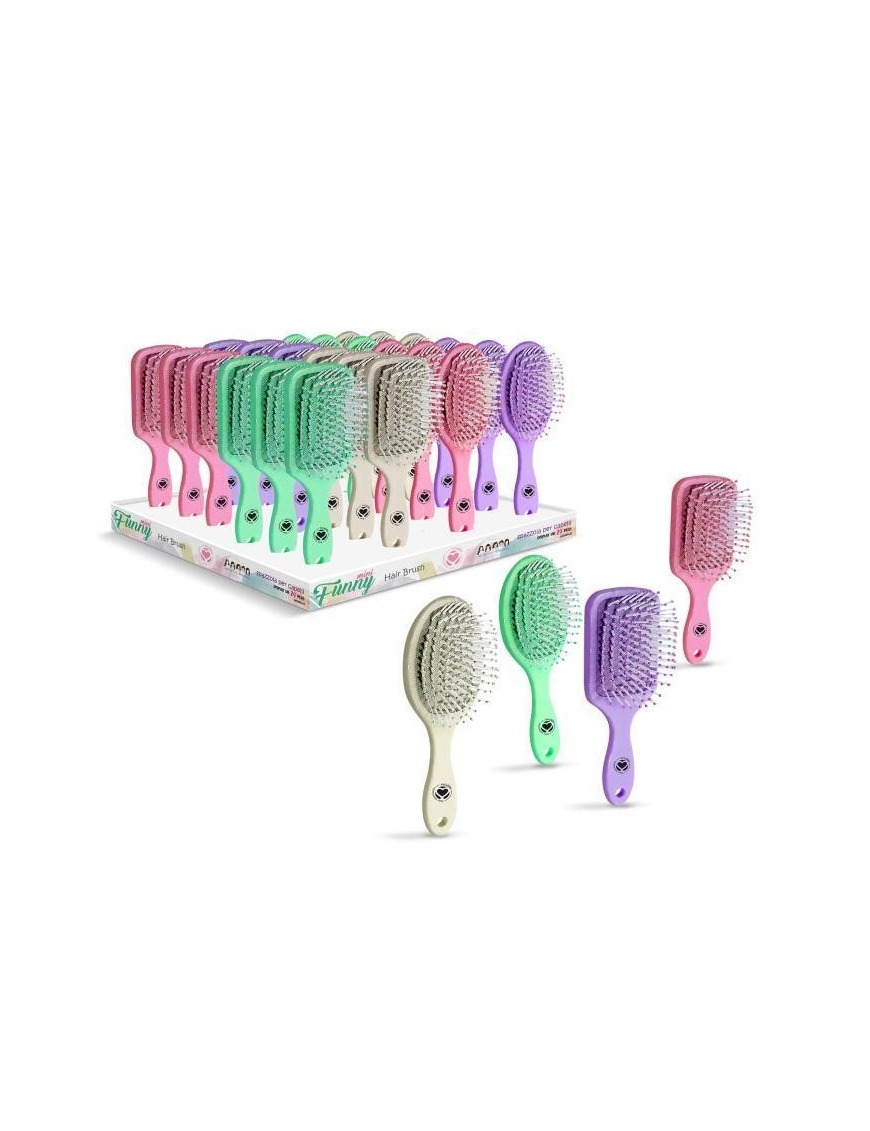 Setablu Spazzola Funny Mini - Vari Colori 1 Pezzo