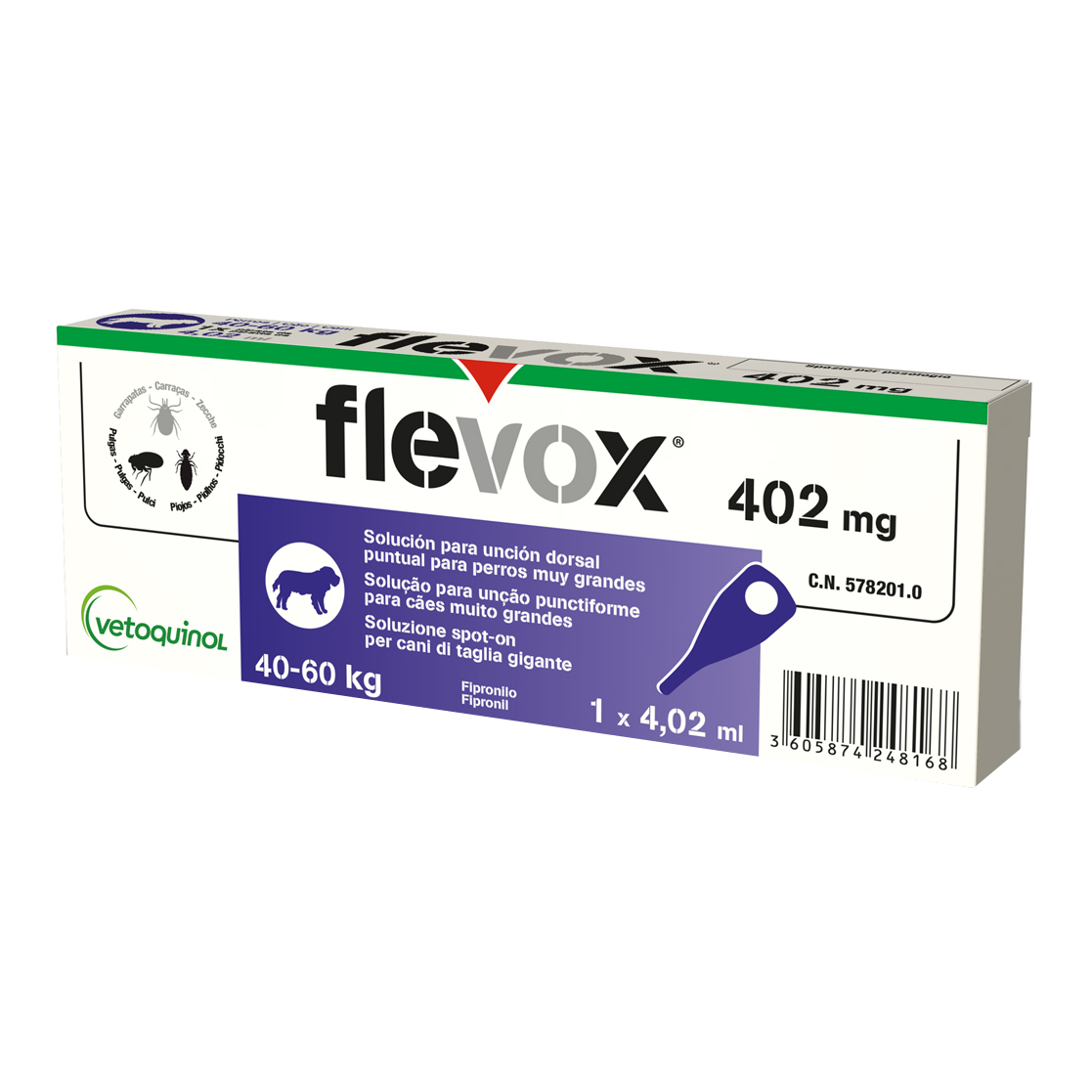 Flevox Spoton 1Pip 4,02Ml Cani