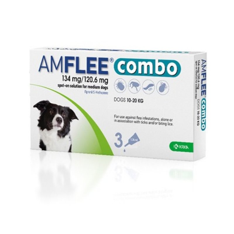 Amflee Combo 3 Pipette 10-20KG Cani