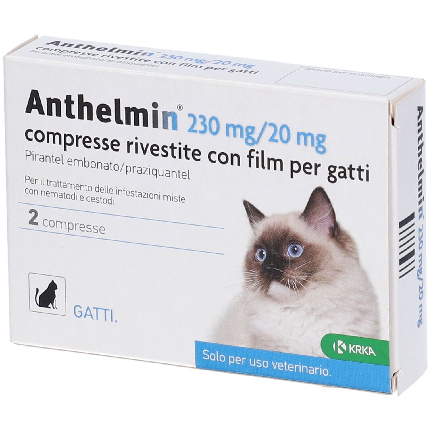 Anthelmin 2Compresse 230+20Mg Gatto