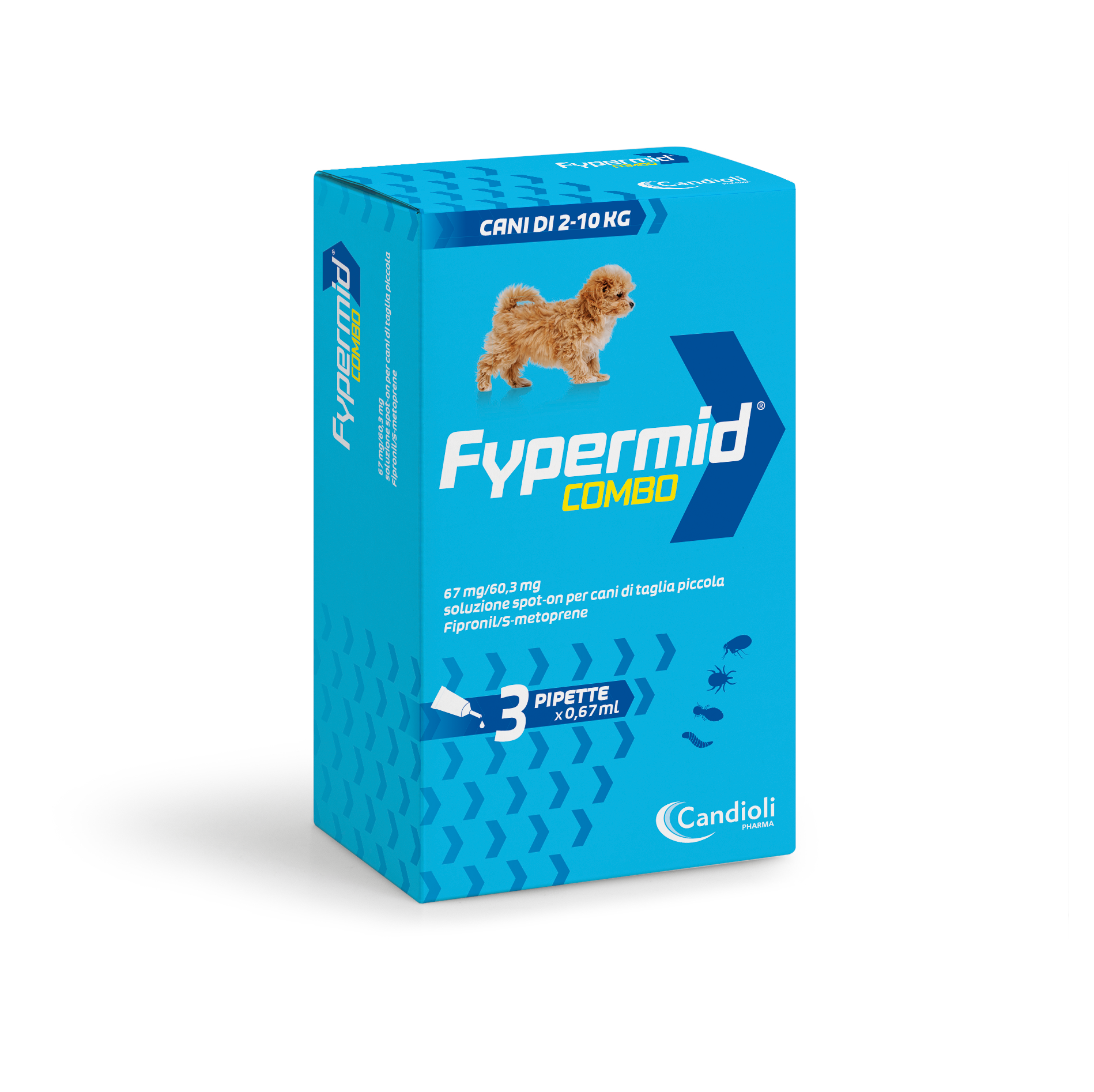 Fypermid Combo Spot-On Cf. (3 Pipette) Cane 2-10 Kg Temporaneamente Mancante Dall'Azienda Produttrice