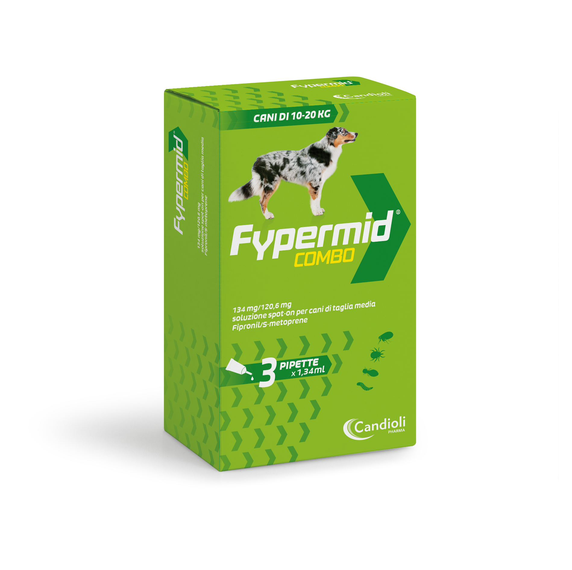 Fypermid Combo Spot-On Cf. (3 Pipette) Cane 10-20 Kg Temporaneamente Mancante Dall'Azienda Produttrice