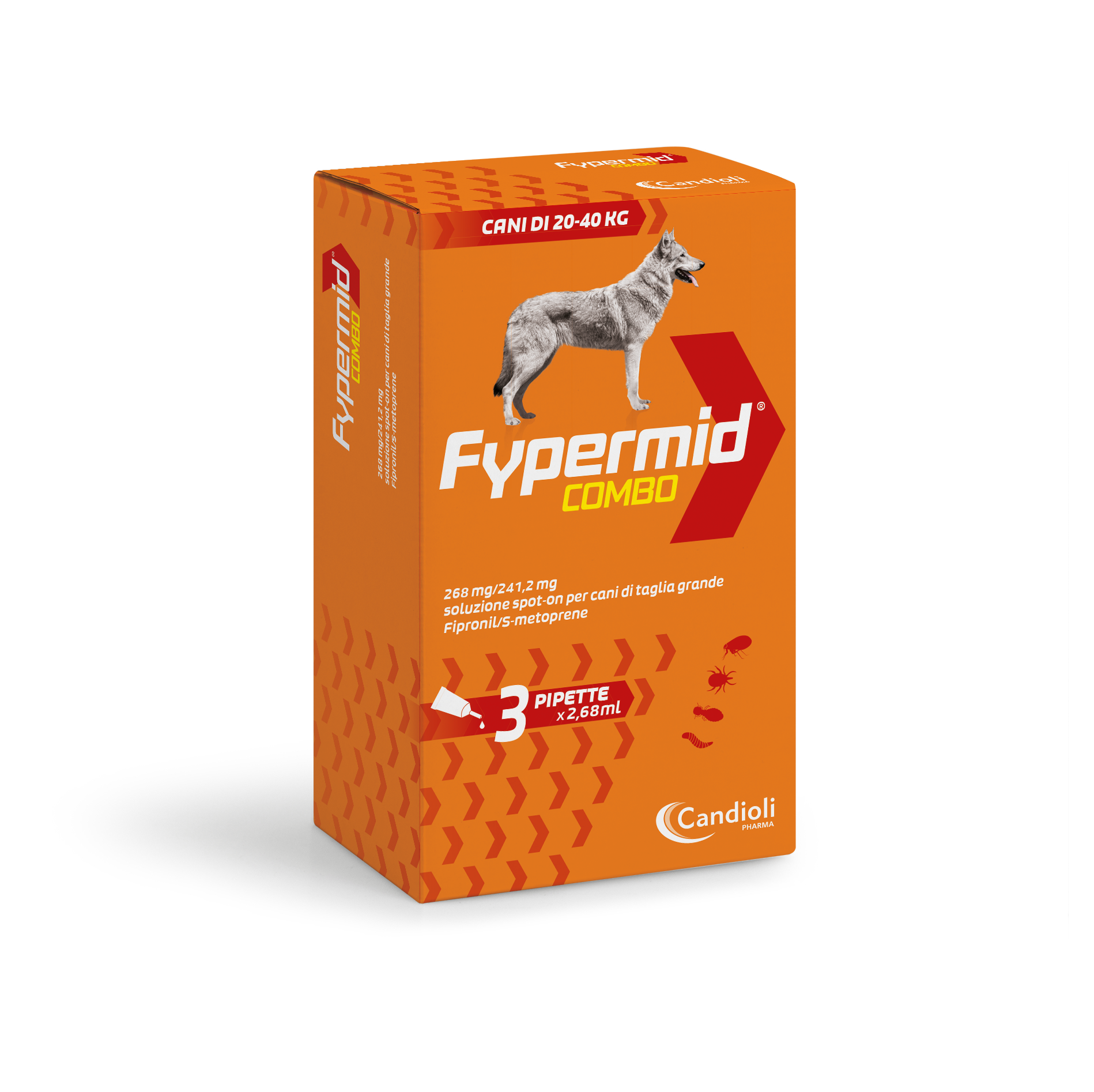Fypermid Combo Spot-On Cf. (3 Pipette) Cane 20-40 Kg Temporaneamente Mancante Dall'Azienda Produttrice