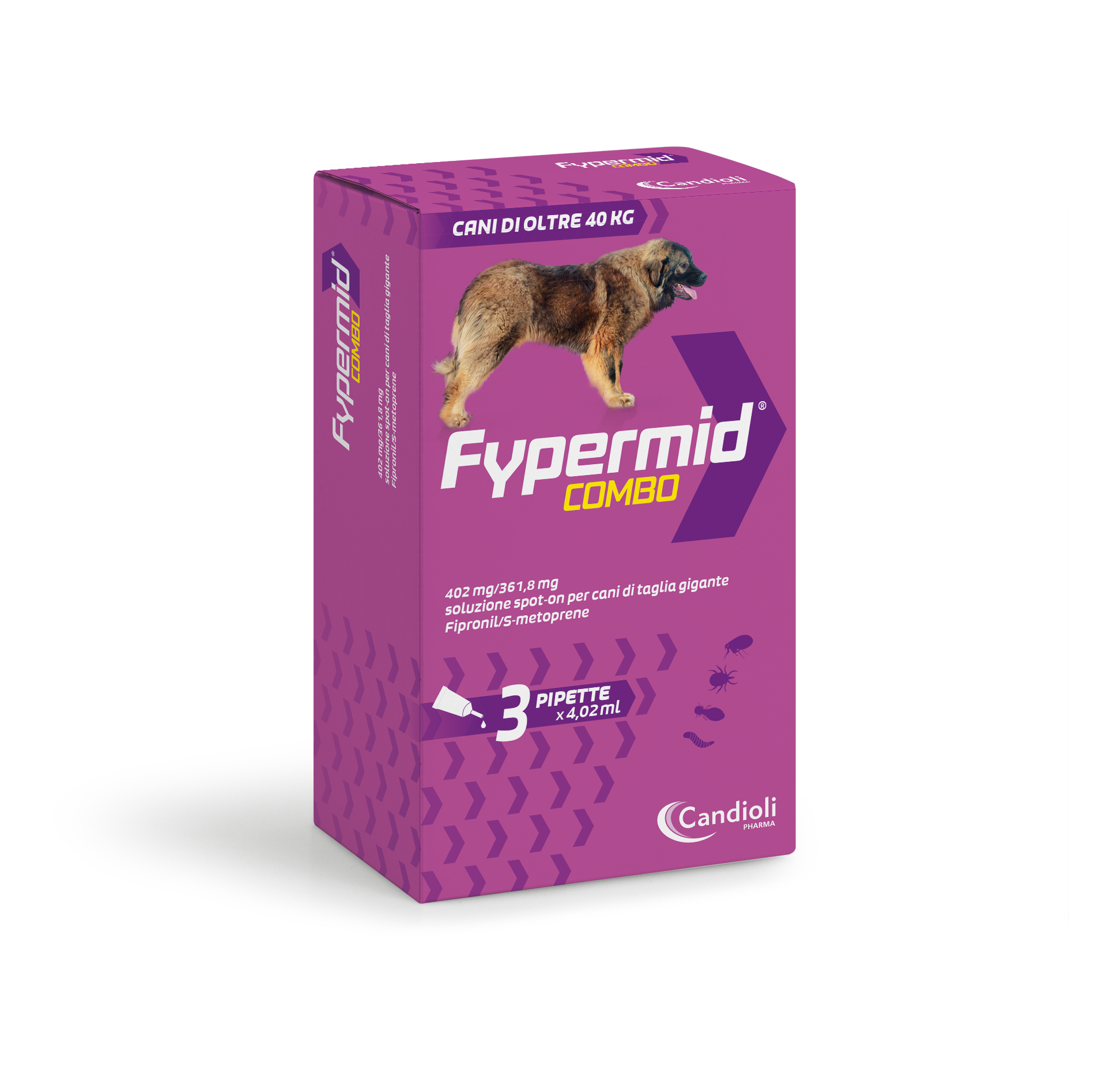 Fypermid Combo Spot-On Cf. (3 Pipette) Cane >40 Kg Temporaneamente Mancante Dall'Azienda Produttrice