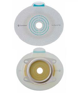 Placca per urostomia colostomia ileostomia sensura mio click sistema a due pezzi flangia 60 mm foro ritagliabile 40-55 mm 5 pezzi