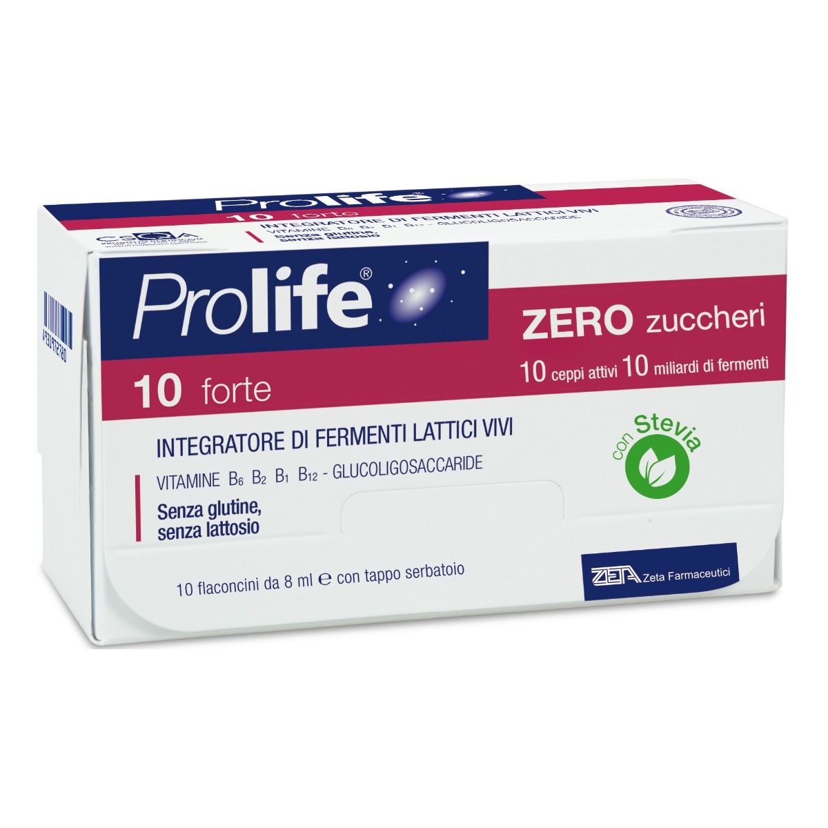 Prolife 10 Forte Zero Zuccheri 10 Flaconcini