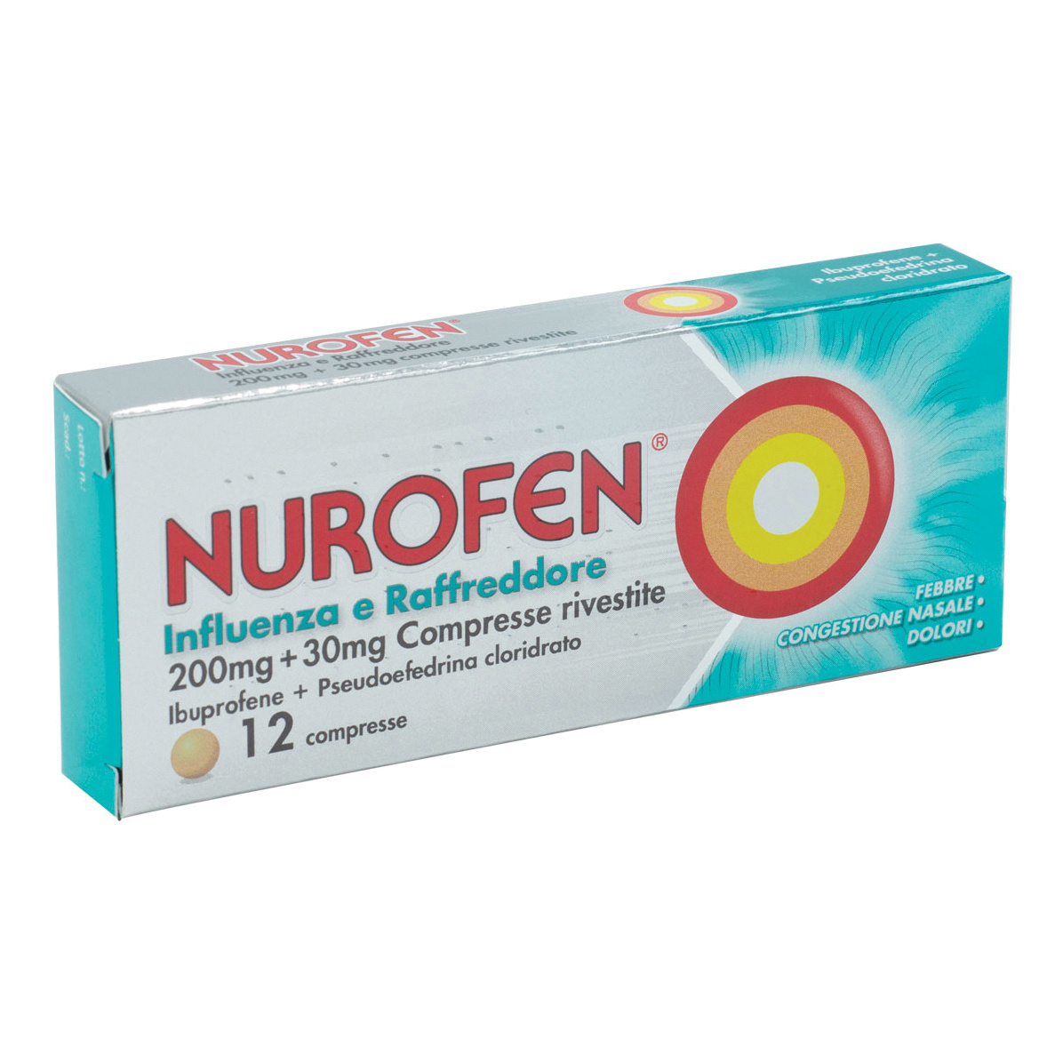 Nurofen Influenza Raffreddore Ibuprofene 12 Compresse