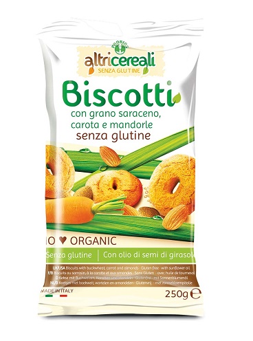 Altricereali Biscotti Saraceno/Carote/Mandorle