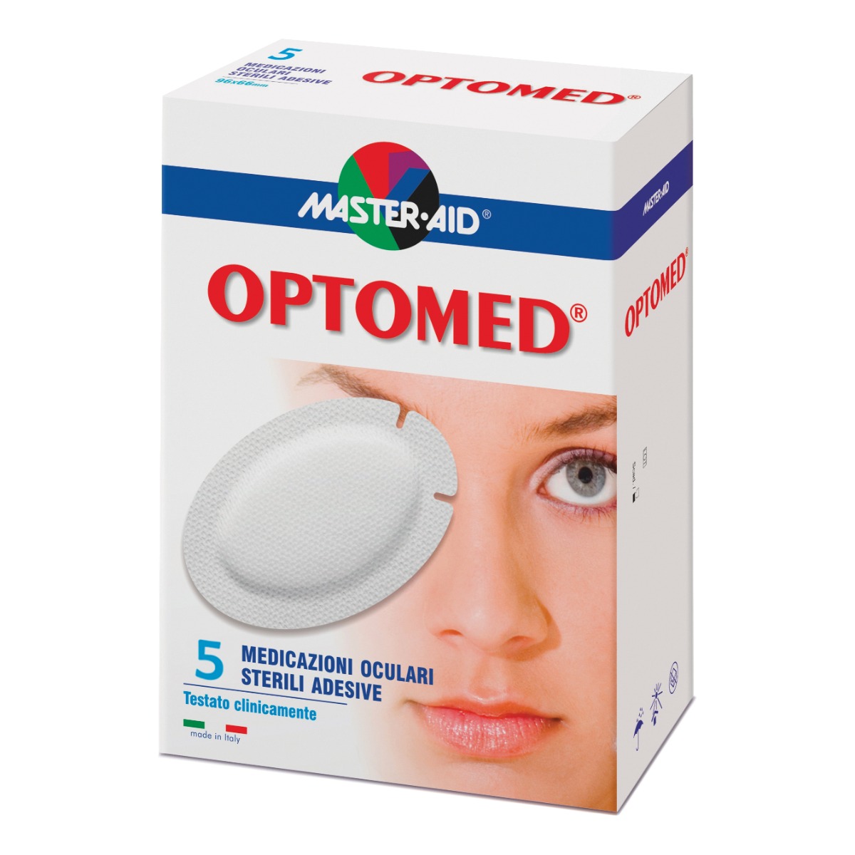 Master-Aid Opto Med Garza Oculare 5 Pezzi