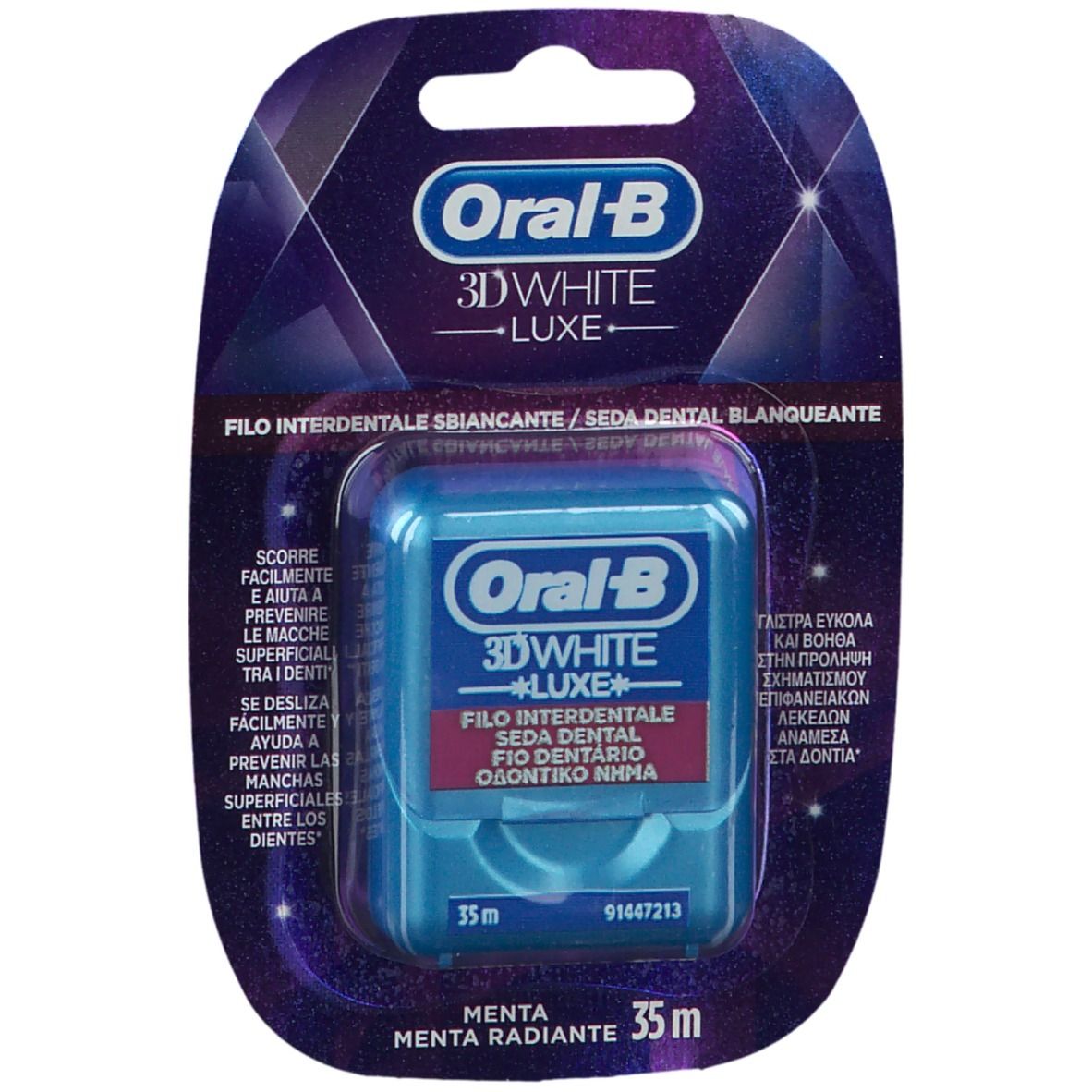Oral-B 3D White Luxe Filo Interdentale 35 m