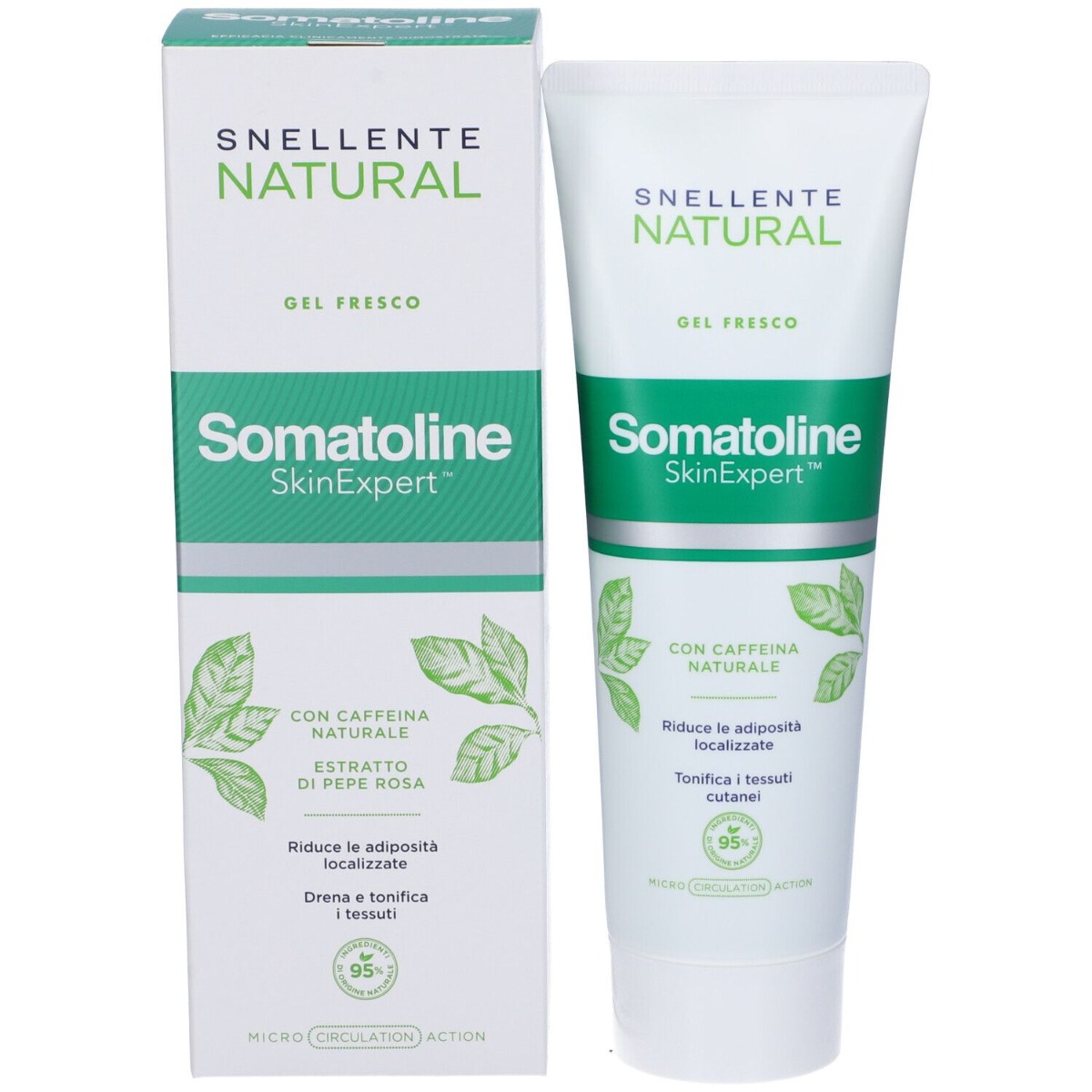 Somatoline Skin Expert Gel Snellente Natural Pelle Sensibile 250 ml