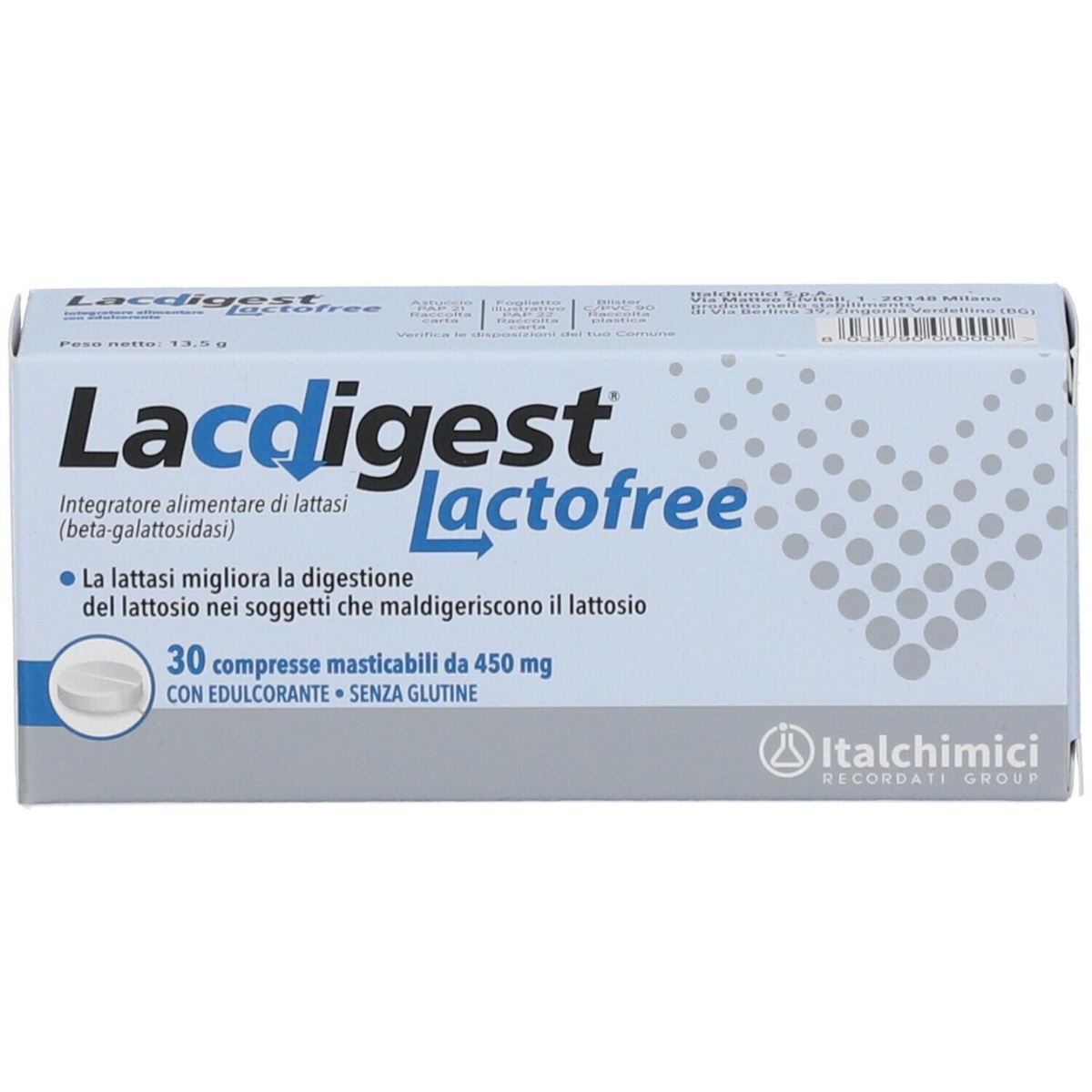 Lacdigest lactofree 30 compresse masticabili