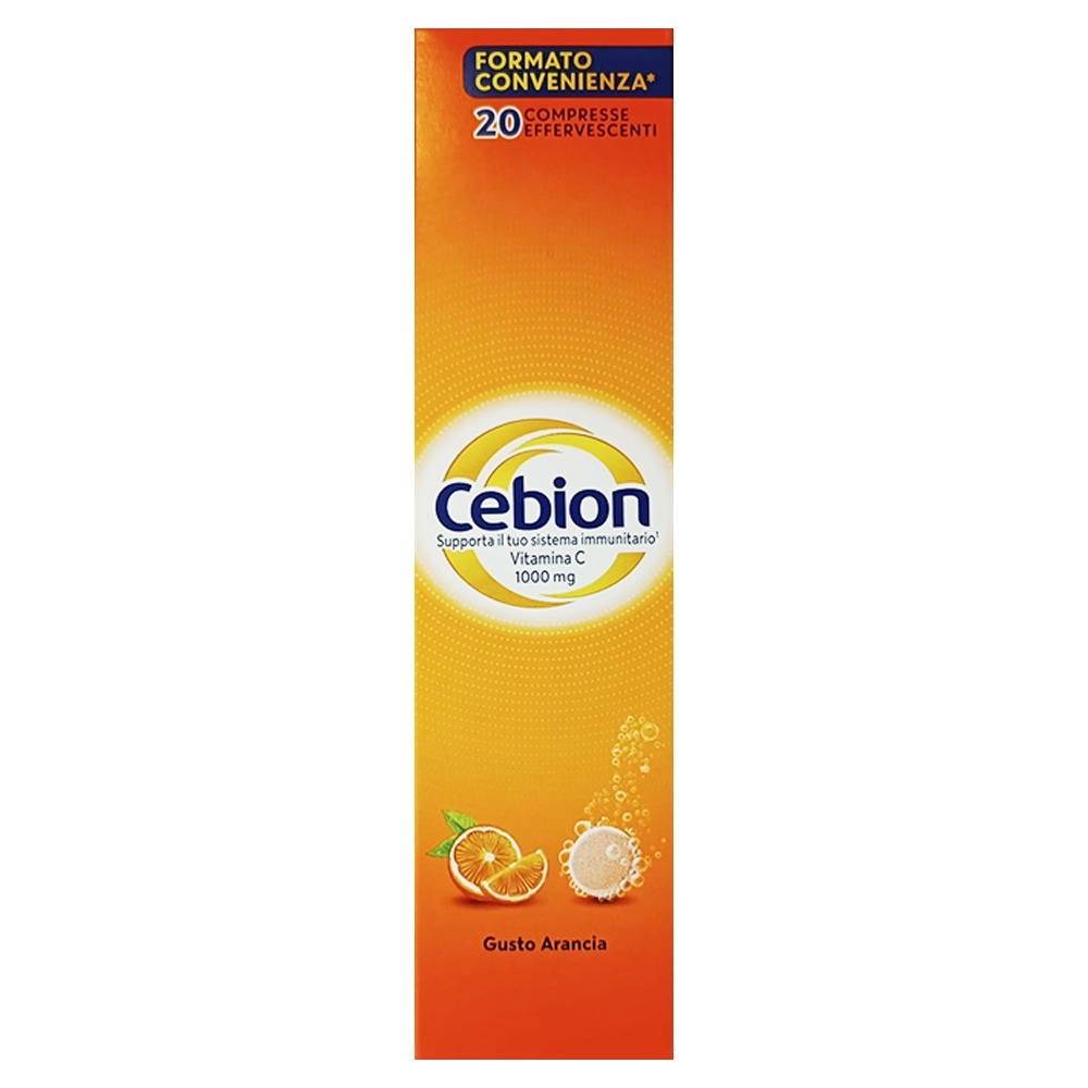 Cebion Effervescente Arancia 20 Compresse Effervescenti