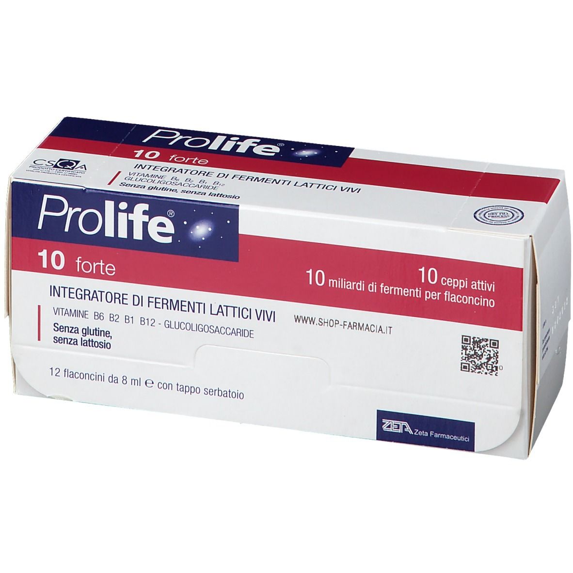 Prolife 10 Forte Integratore Alimentare 12 Flaconcini Da 8 ml