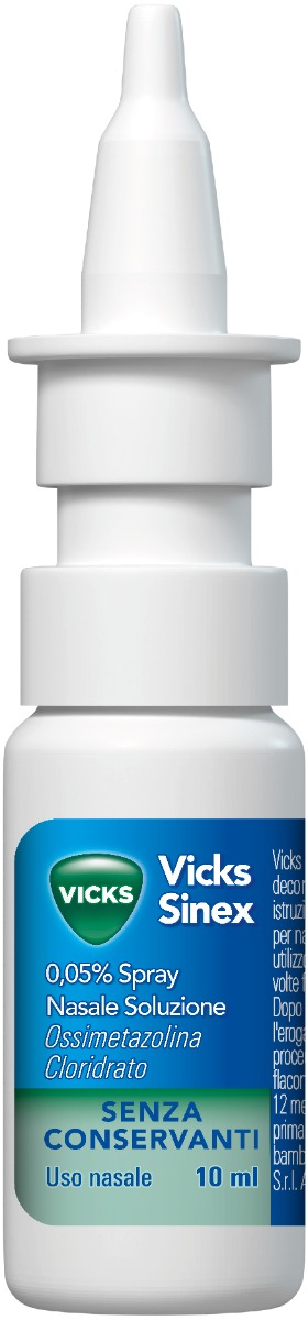 Vicks Sinex Spray per Naso Chiuso Decongestionante 10 ml