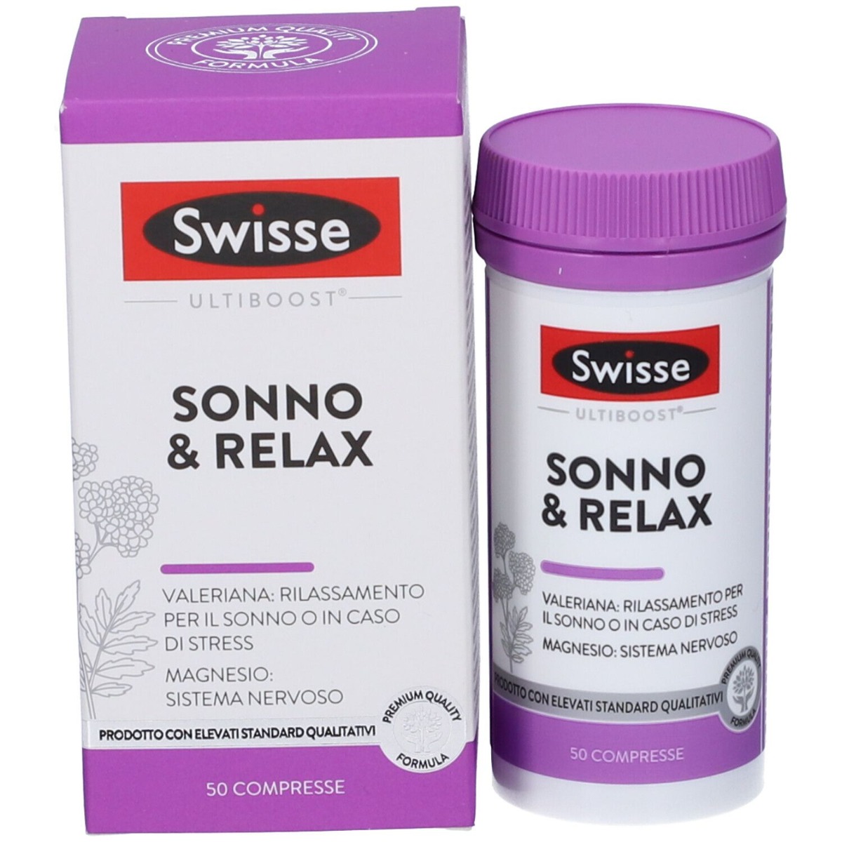 Swisse Sonno e Relax Valeriana 50 Compresse