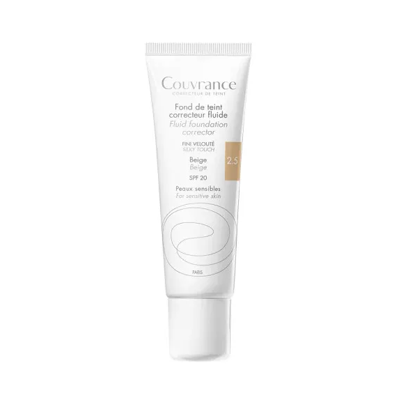 Avene Couvrance Fondotinta Correttore Fluido 2.5 Beige 30 ml