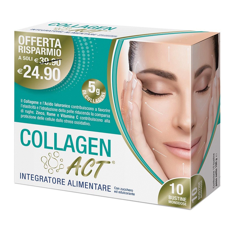 Collagen Act 10 Bustine Monodose