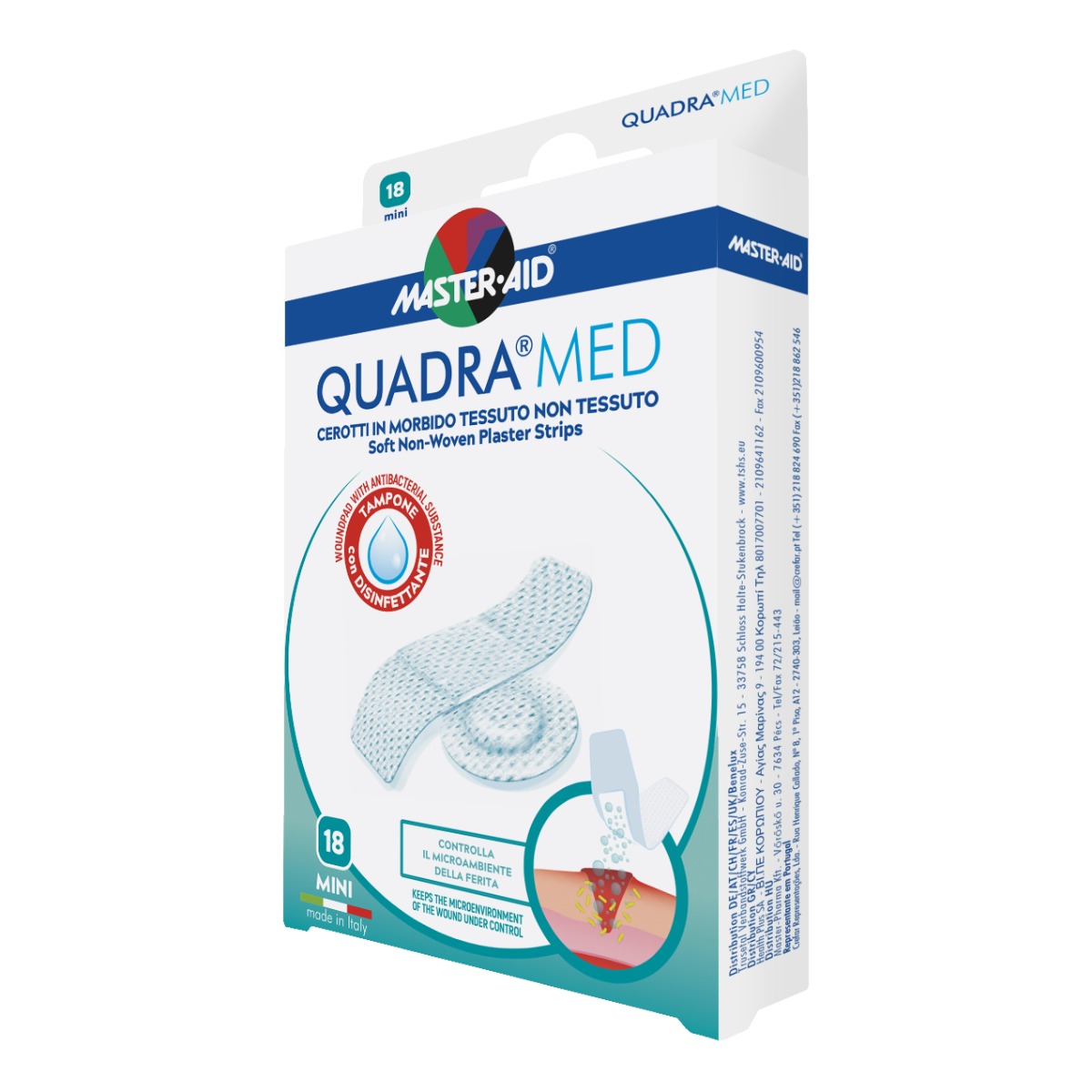 Master-Aid Quadra Med Mini 18 Cerotti