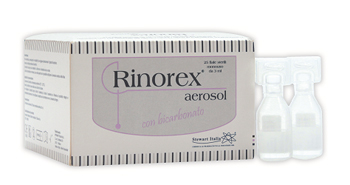 Rinorex aerosol bicarbonato 25 fiale x3ml